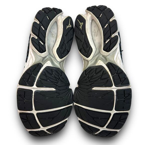 Mizuno Womens Waveknit R2 Gym Athletic Sneakers Shoes Black Dark Blue Size 9.5 - Picture 7 of 8